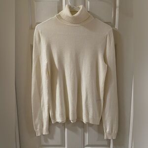 Petite Sophisticate Cream Sweater Petite Small